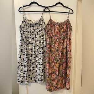 H&M BUNDLE of 2 lightweight midi dresses - Both XL